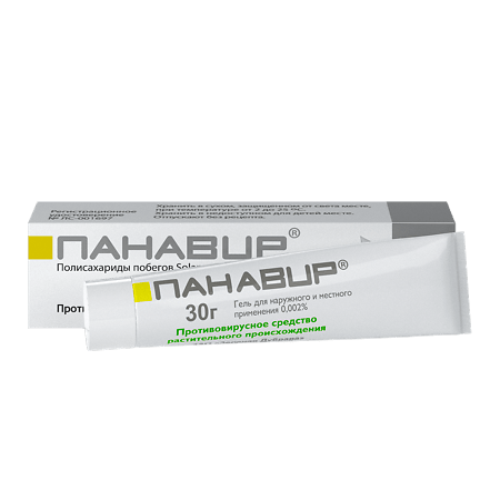 Panavir gelis 30 g – antivirusinis gelis nuo pūslelinės (herpeso)