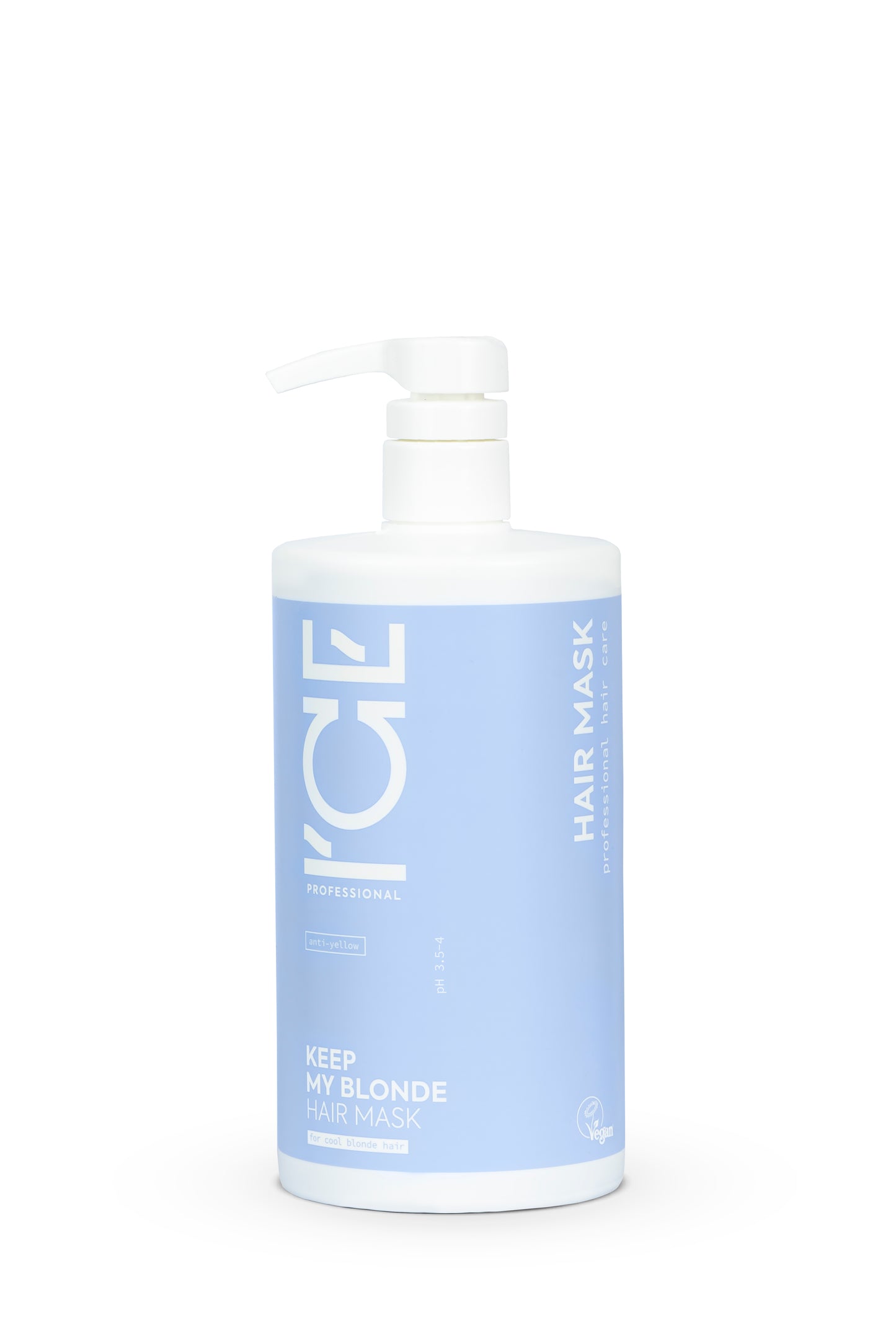 ICE Keep My Blonde kaukė šviesiems plaukams šalinanti geltoną atspalvį, 750 ml