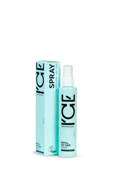 ICE Refill My Hair atstatanti purškiama priemonė sausiems plaukams, 100 ml