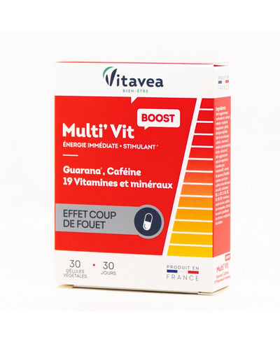 Vitavea  Gvaraninės paulinijos ekstraktas, kofeinas +19 vitaminų ir mikroelementų, maisto papildas