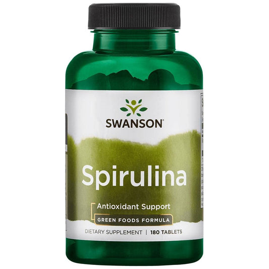 Swanson SPIRULINA 500 mg , 180 tablečių kaina