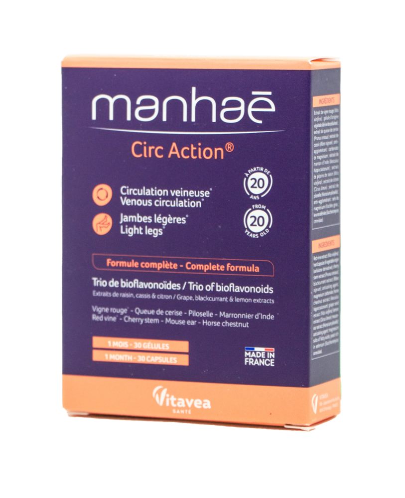 Vitavea Manhaé Circ Action veninei kraujotakai ir lengvoms kojoms