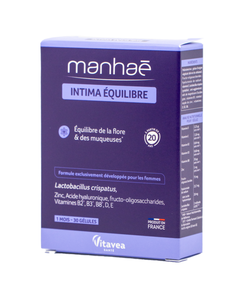 Vitavea Manhaé  Intima Equilibre makšties mikrofloros ir gleivinės balansui