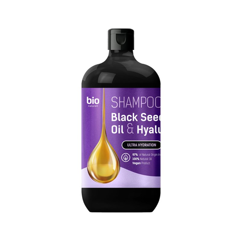 BIO NATURELL Black Seed Oil Hyaluronic Acid Sampunas Visu Tipu Plauk bio-naturell-black-seed-oil-hyaluronic-acid-sampunas-visu-tipu-plauk