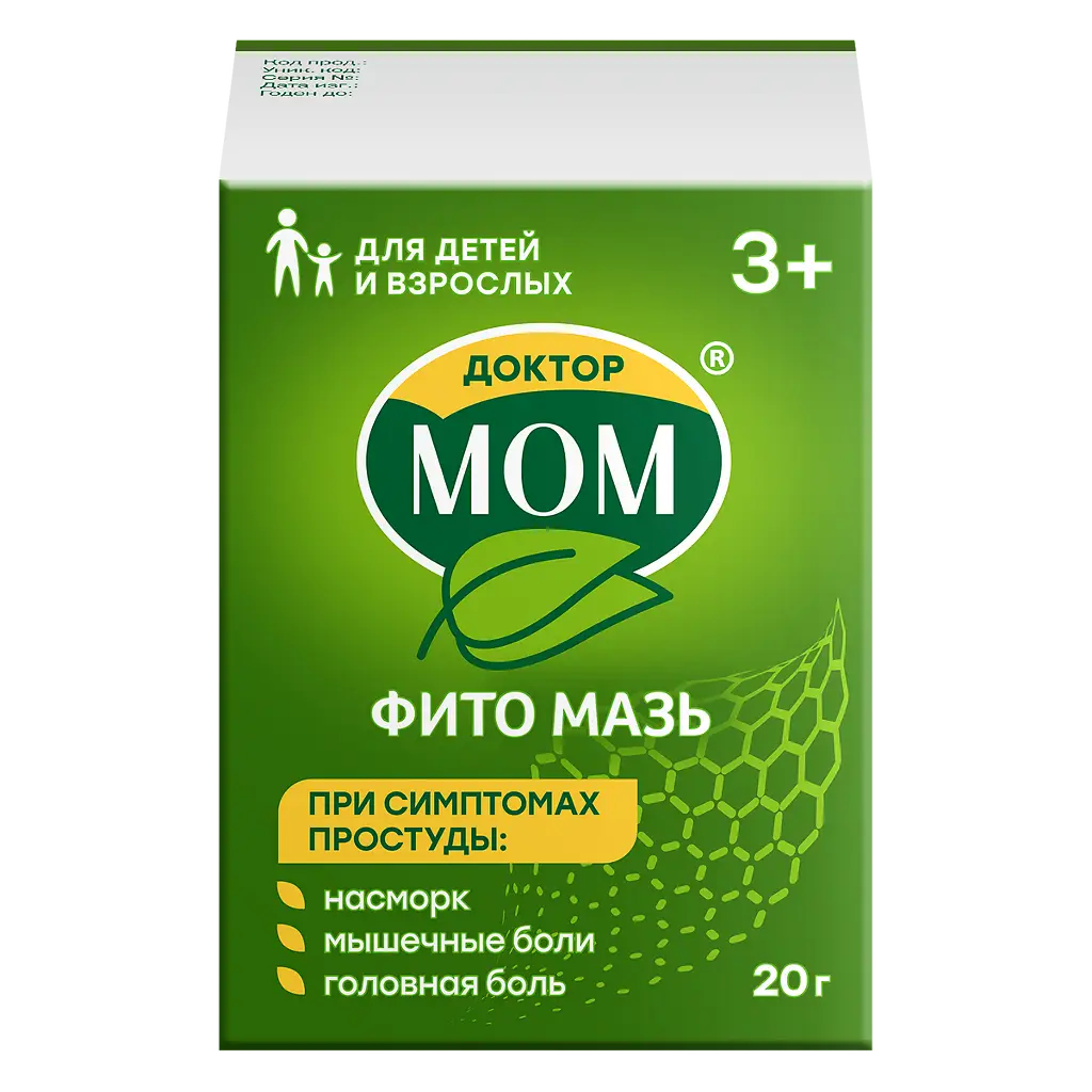 DOKTOR MOM tepaliukas nuo peršalimo, 20 g