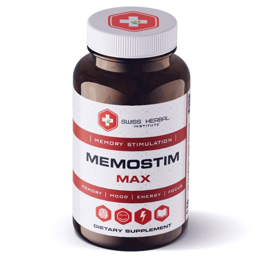 Dopaminui MEMOSTIM MAX, Swiss Herbal, 30 kapsulių kaina