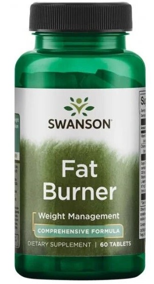 Swanson Fat Burner riebalų degintojas – 60 tablečių