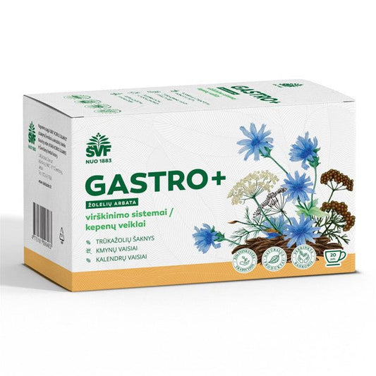 Gastro+, Žolelių arbata, 20 vnt kaina