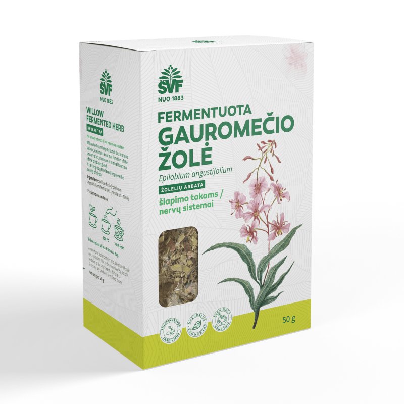 Gauromečių fermentuota žolė, Žolelių arbata, 50g kaina