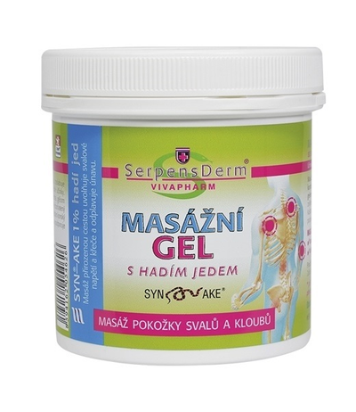 SerpensDerm Masažinis Gelis su Sintetiniu Gyvatės Nuodu SYN-AKE – 250 ml | Raumenims, Sąnariams ir Nugarai