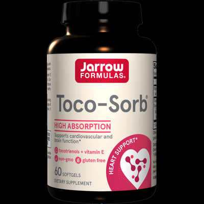 Jarrow Formulas Toco-Sorb, mišrūs tokotrienoliai ir vitaminas E - 60 kapsulių