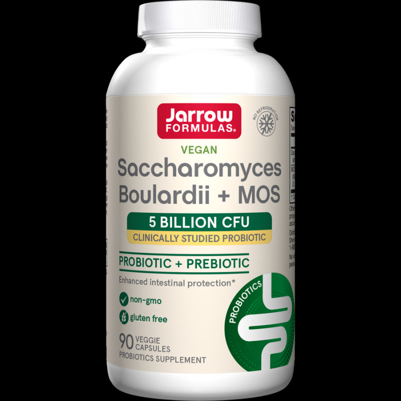 Jarrow Formulas Saccharomyces Boulardii Plus MOS - 90 kapsulių