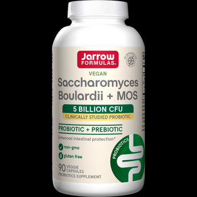Jarrow Formulas Saccharomyces Boulardii Plus MOS - 90 kapsulių