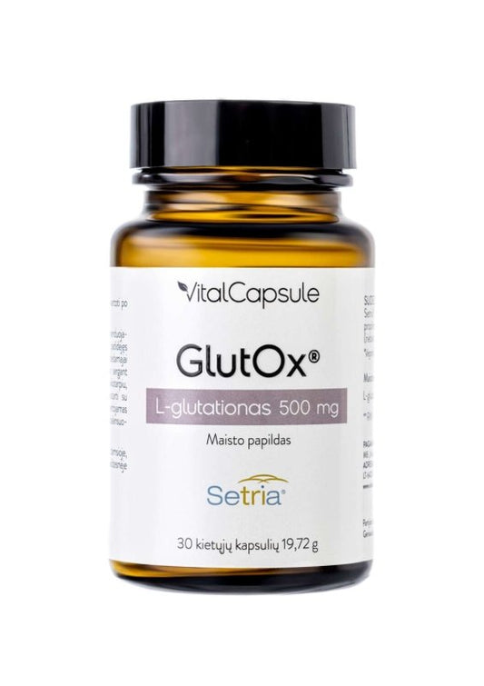 L-glutationas 500mg GlutOx, 30 kapsulių kaina
