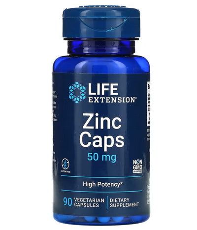 Life Extension Cinkas 50 mg - 90 kapsulių