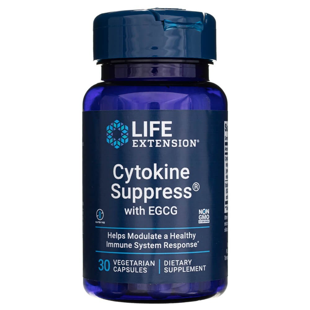 Life Extension Cytokine Suppress® su EGCG - 30 kapsulių