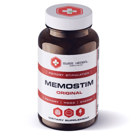 MEMOSTIM, Swiss Herbal, 30 kapsulių kaina