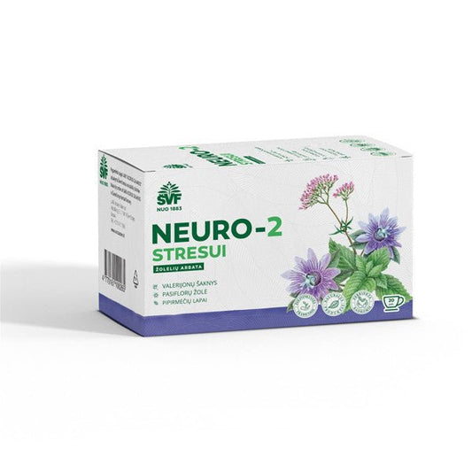 Neuro -2 , Stresui, Žolelių arbata, 20 vnt kaina