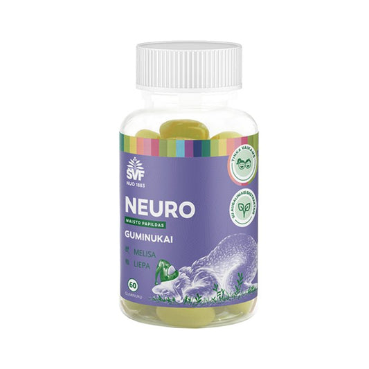 Neuro, guminukai-vitaminai vaikams, 60 guminukų kaina