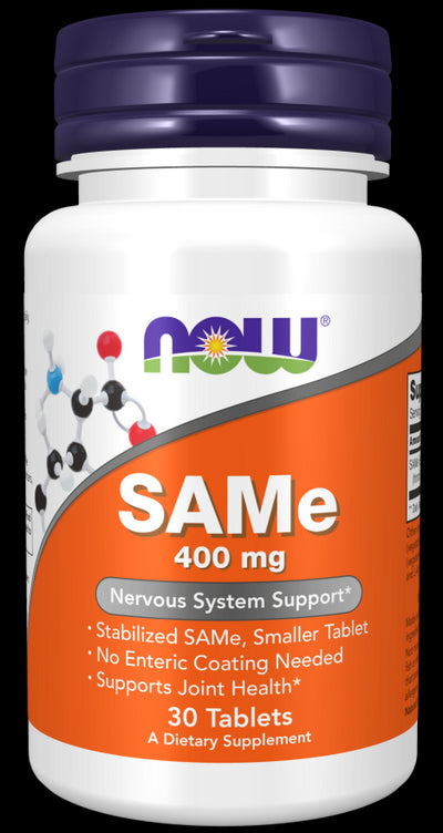Now Foods SAMe (S-adenozil L-metioninas) 400 mg - 30 tablečių