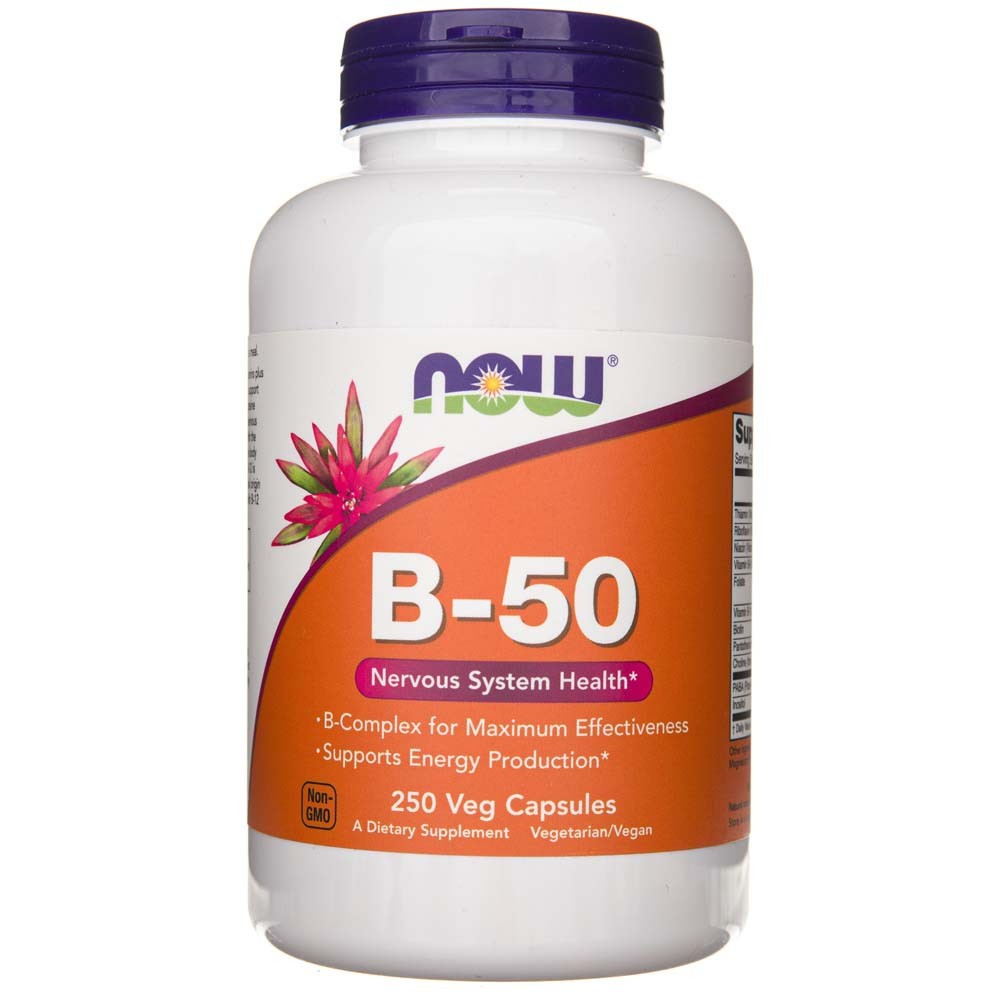 Now Foods B-50 - 250 kapsulių