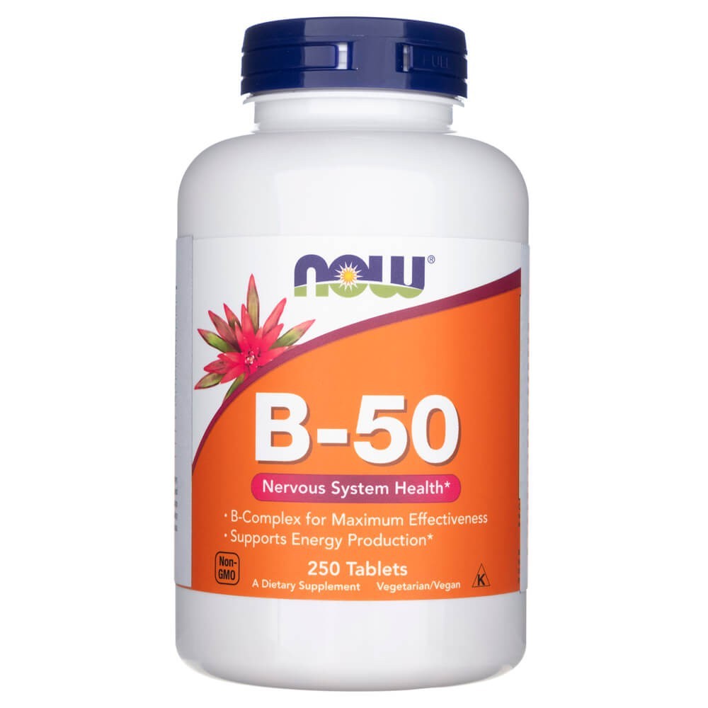 Now Foods B-50 - 250 tablečių