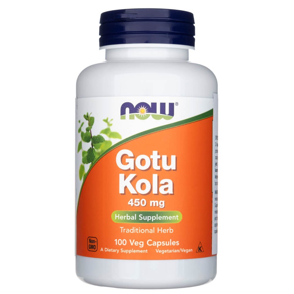 Now Foods Gotu Kola 450 mg - 100 kapsulių