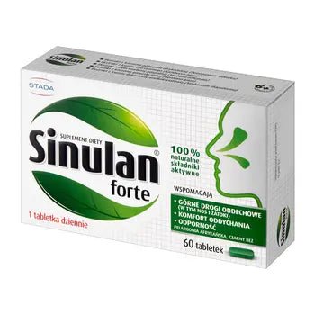 Sinulan forte, 60 tablečių kaina