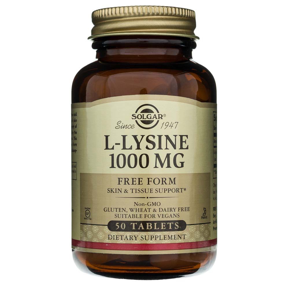 Solgar L-lizinas 1000 mg - 50 tablečių
