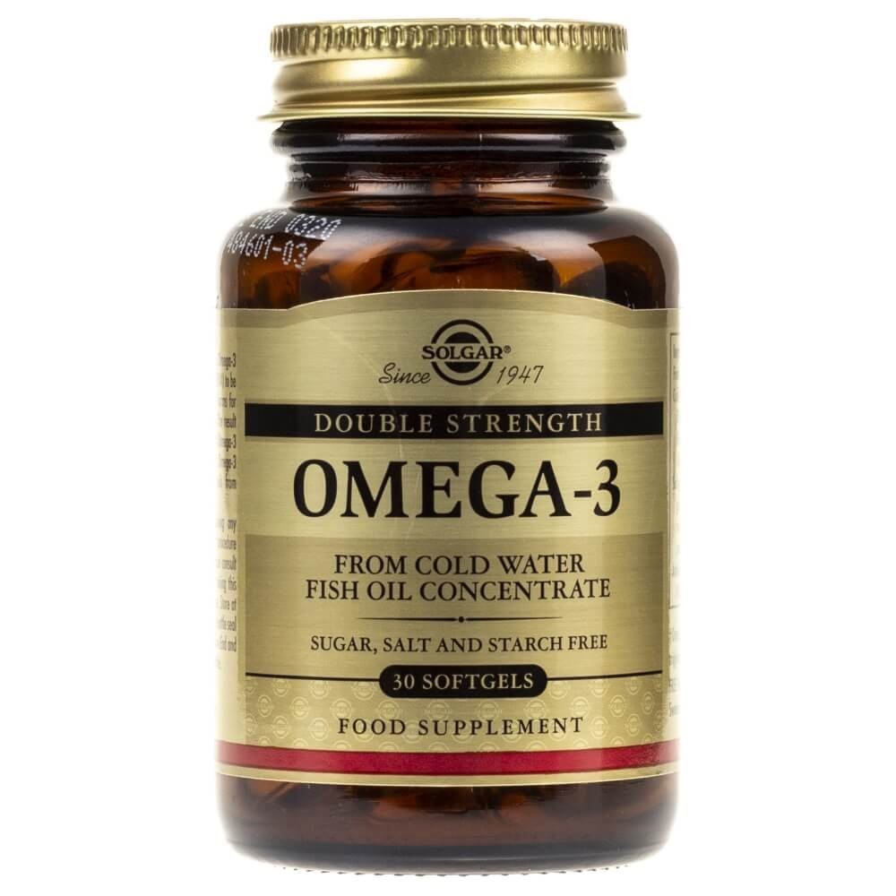 Solgar Double Strength Omega-3 - 30 kapsulių