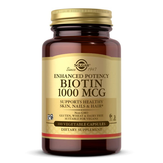 Solgar Biotinas, 100 kapsulių kaina