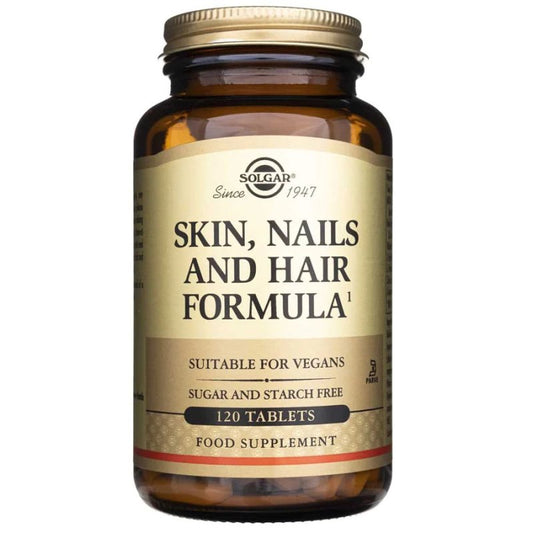 Solgar Skin Nails & Hair, 60/120 tablečių kaina
