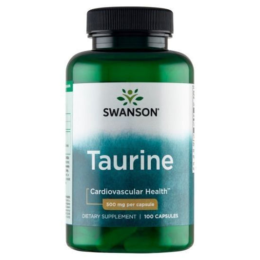 Swanson TAURINAS 500 mg, 100 kapsulių kaina