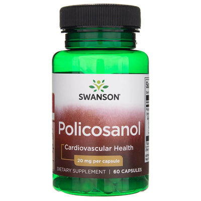 Swanson Policosanol 20 mg - 60 kapsulių