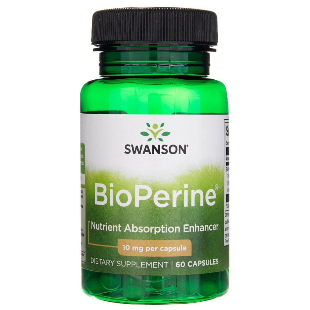 Swanson BioPerine 10 mg - 60 kapsulių