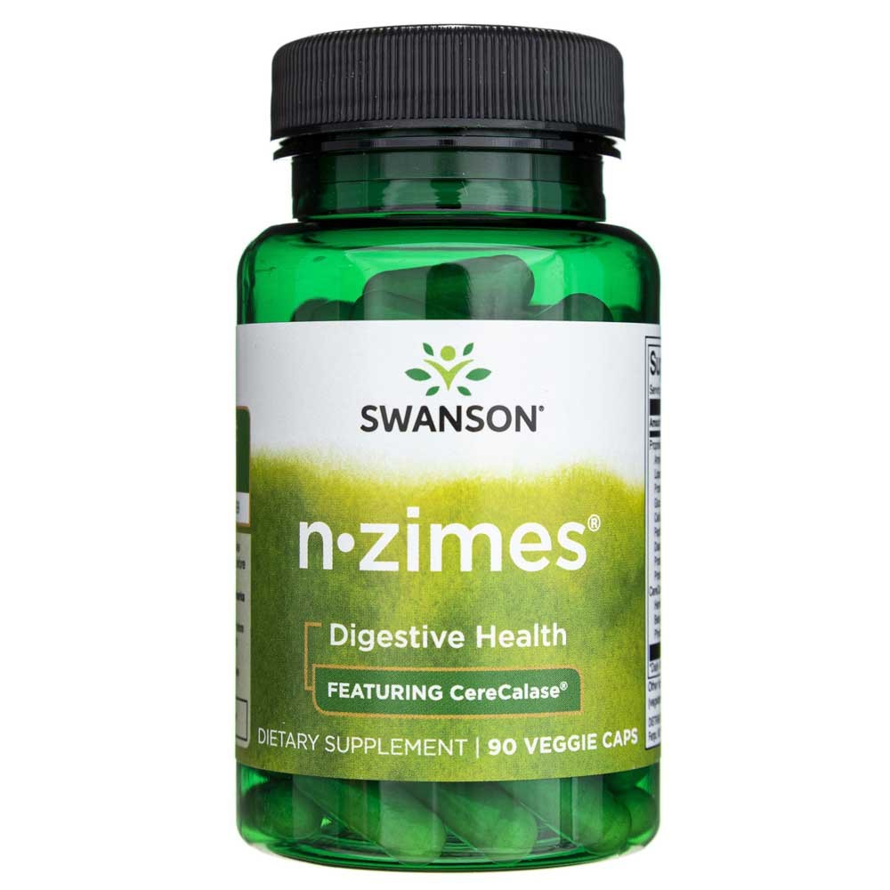 Swanson N-Zimes - su CereCalase - 90 kapsulių