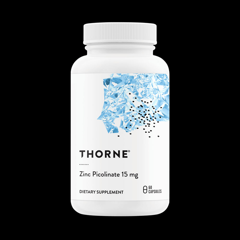 Thorne Research cinko pikolinatas 15 mg - 60 kapsulių