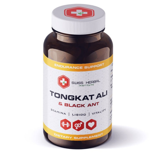Tongkat Ali, Swiss Herbal, 60 kapsulių kaina