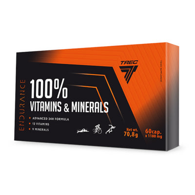 Trec 100% Vitamins & Minerals Endurance - 60 kapsulių