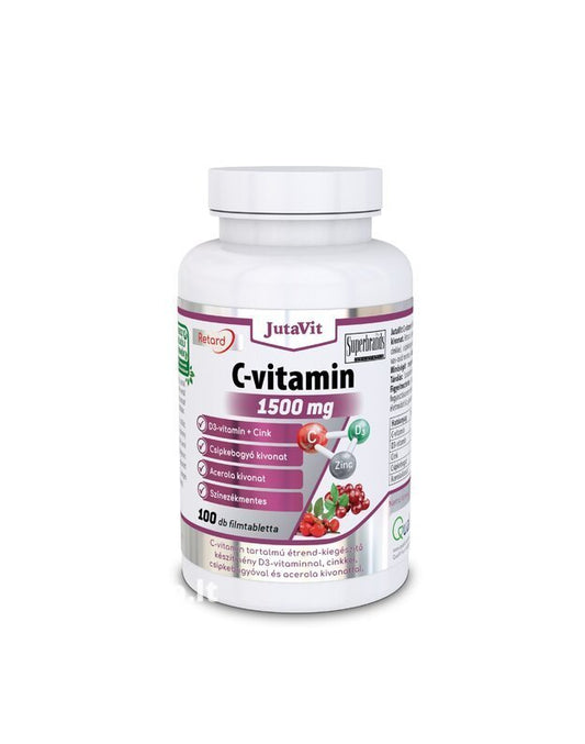 Vitaminas C 1500 mg, 100 tablečių kaina