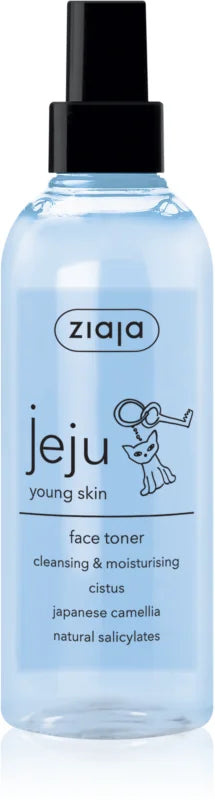 Ziaja Jeju Young Skin purškiamasis tonizuojamasis veido tonikas jaunai odai, 200 ml