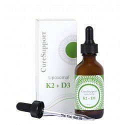 CureSupport Vitaminas K2 + D3 liposomose, 60ml kaina
