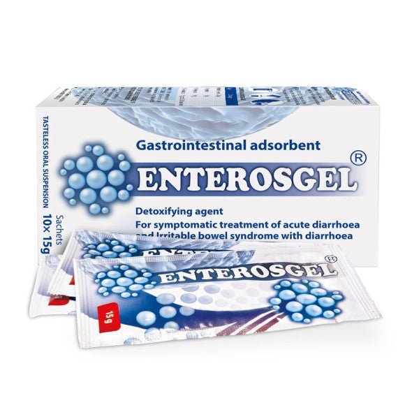 ENTEROSGEL absorbentas organizmo valymui , 10 paketėlių kaina