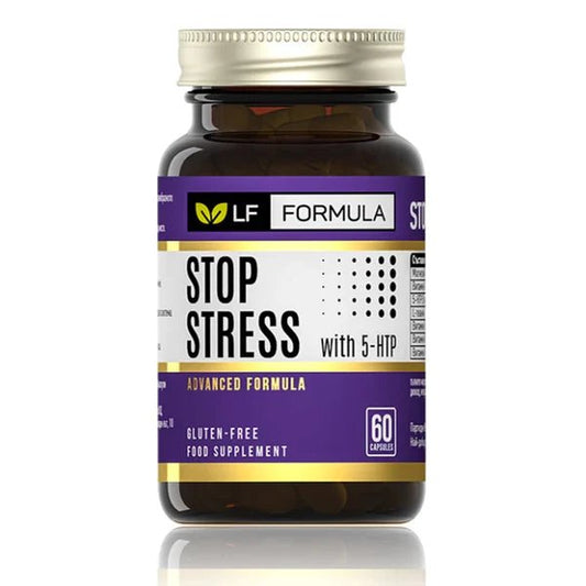 LF formula STOP STRESS, Nervų sistemai, maisto papildas, 60 kapsulių kaina