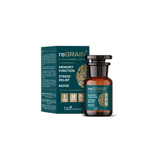 REBRAIN+, Maisto papildas, 60 kapsulių Protinei veiklai, psichologinei funkcijai kaina