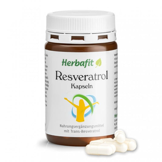 Resveratrolis 400 mg HERBAFIT, 90 kapsulių kaina