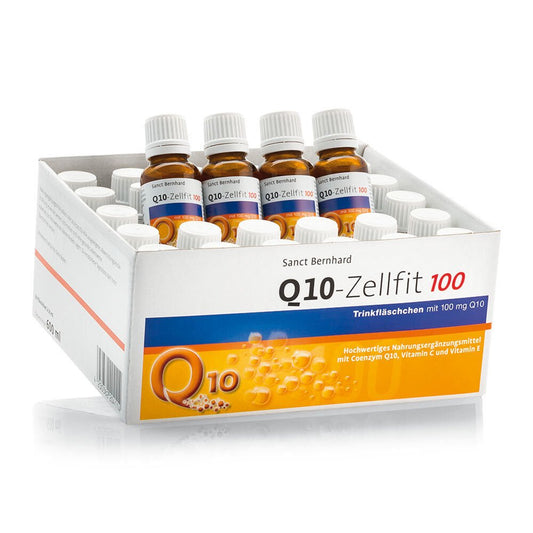 SANCT BERNHARD kofermentas Q10 100 mg, 30 buteliukų - Maisto papildai Sveikata1.lt