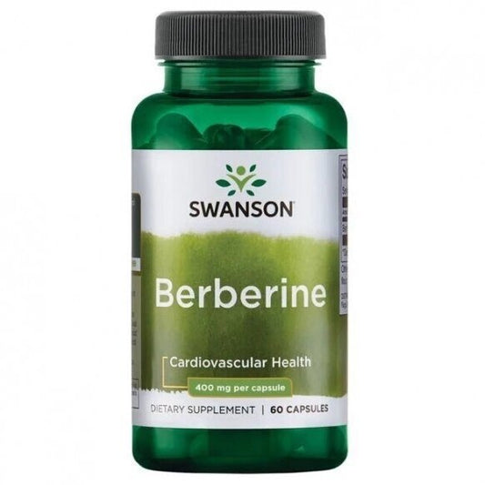SWANSON Berberinas 400 mg , 60 kapsulių kaina