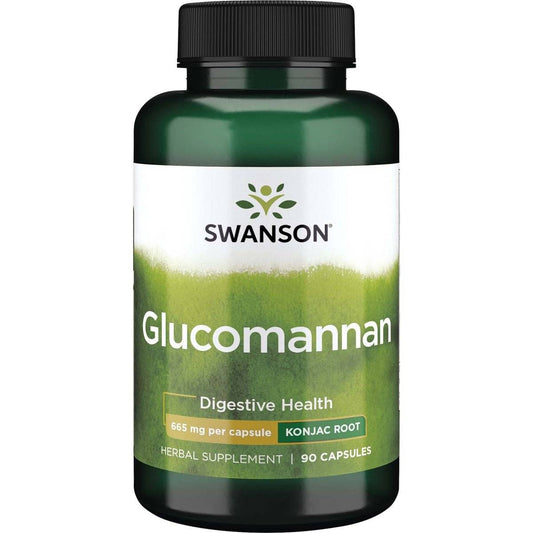 Swanson Gliukomananas 665 mg , 90 Kapsulių kaina