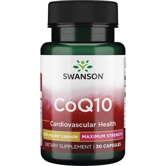 Swanson KOFERMENTAS Q10 200 mg , 30 kapsulių kaina
